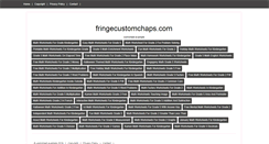 Desktop Screenshot of fringecustomchaps.com